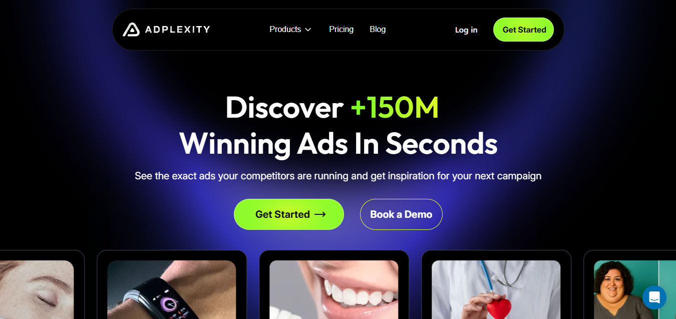 AdPlexity (AI) product screenshot