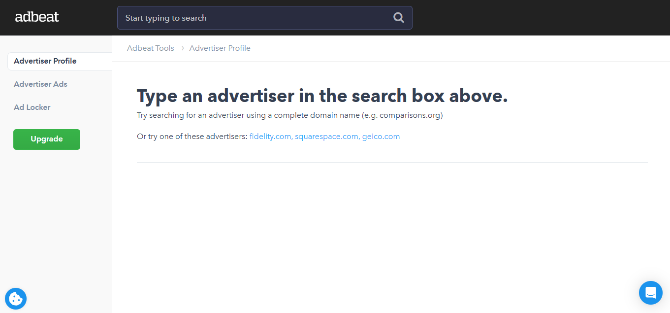 Adbeat (AI) product screenshot
