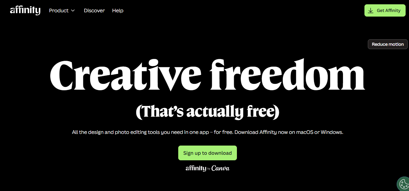 Affinity Suite product screenshot