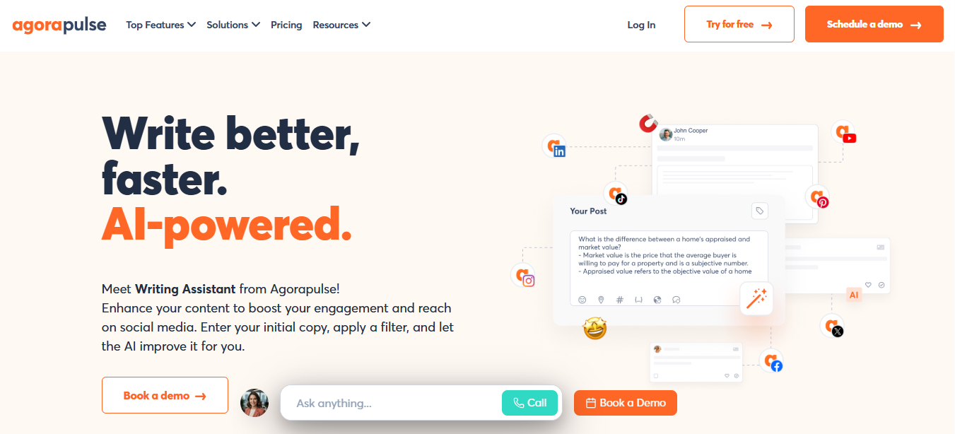 Agorapulse (AI) product screenshot