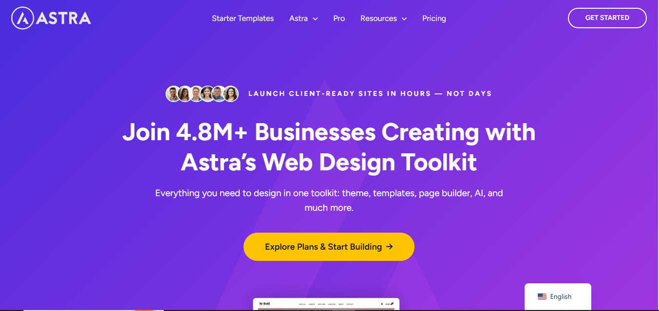 Astra Theme (AI) product screenshot