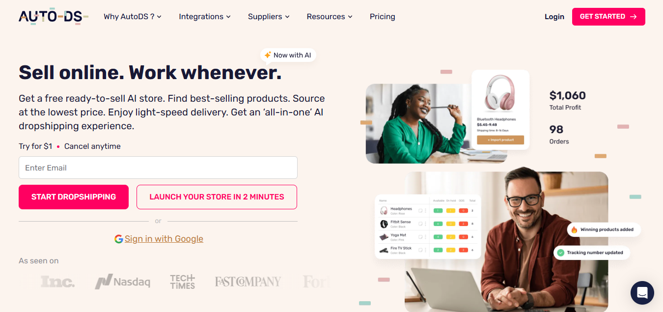 AutoDS product screenshot
