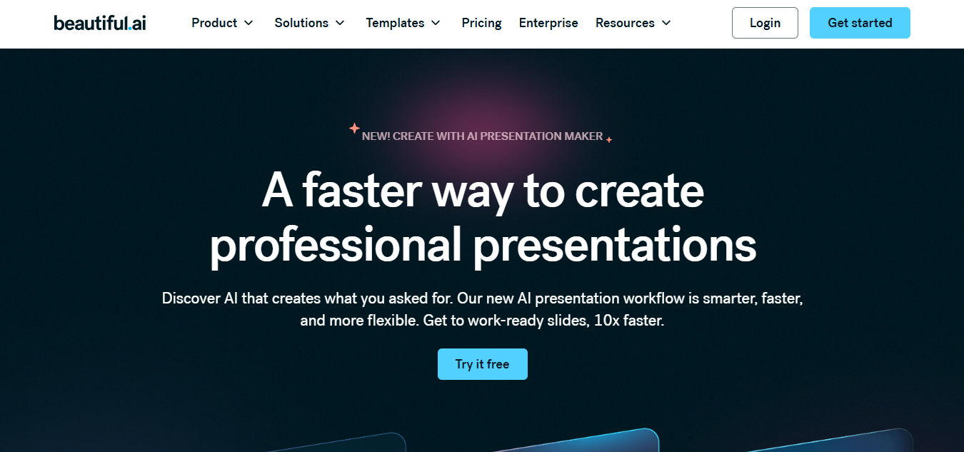 Beautiful.ai product screenshot