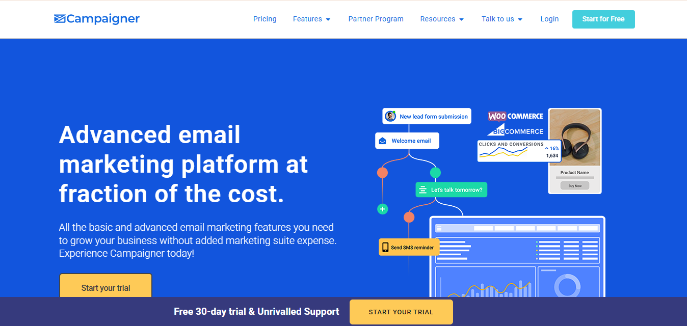 Campaigner product screenshot