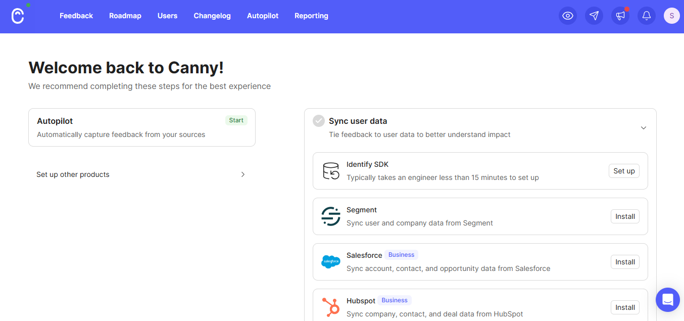 Canny (AI) product screenshot
