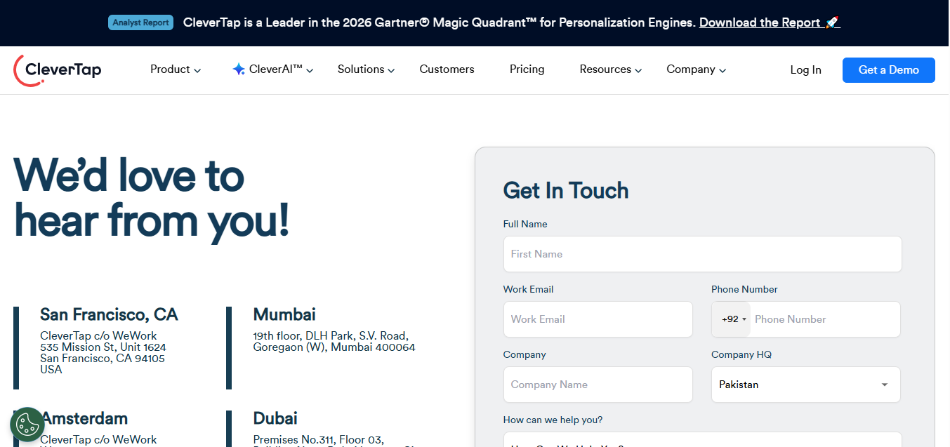 CleverTap product screenshot