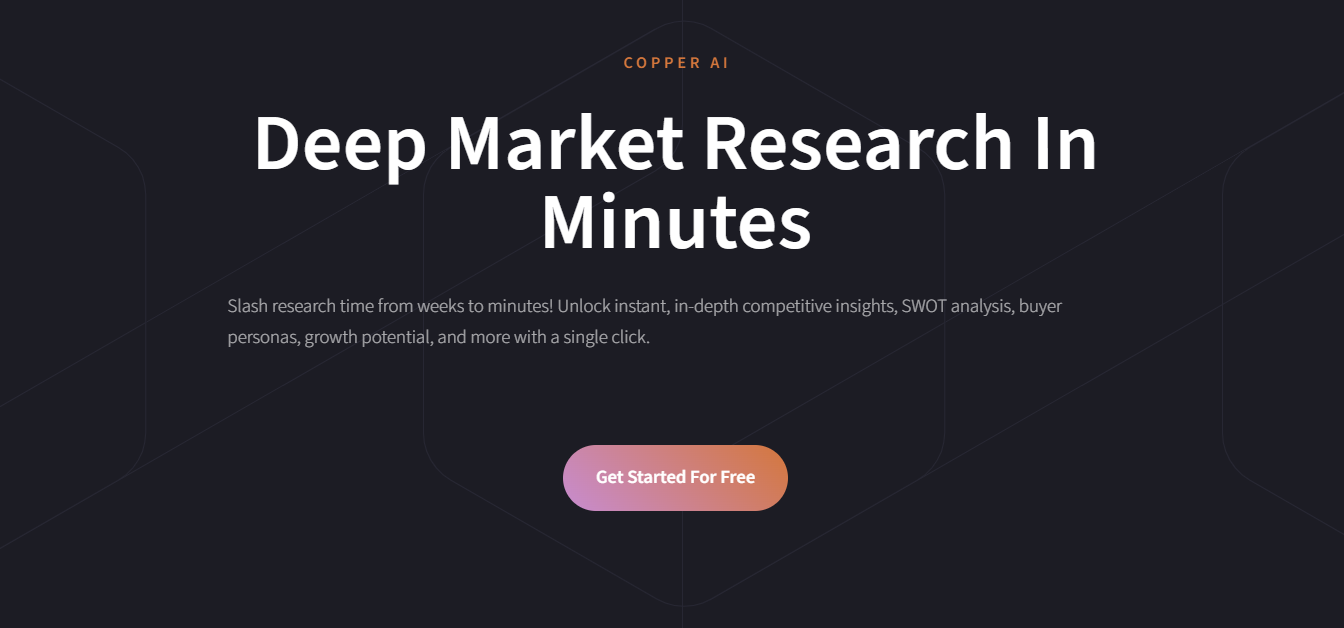 Copper (AI) product screenshot