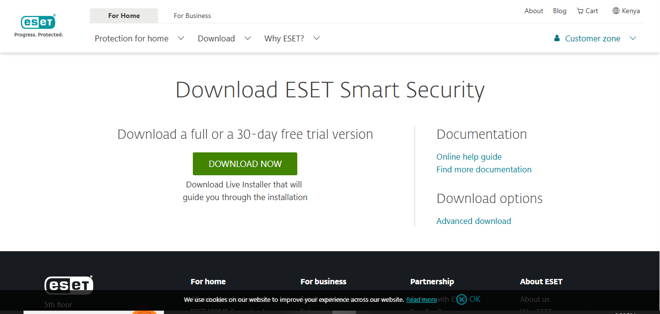 ESET Smart Security product screenshot