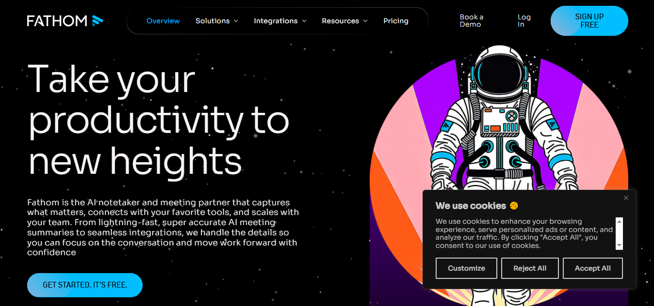Fathom product screenshot