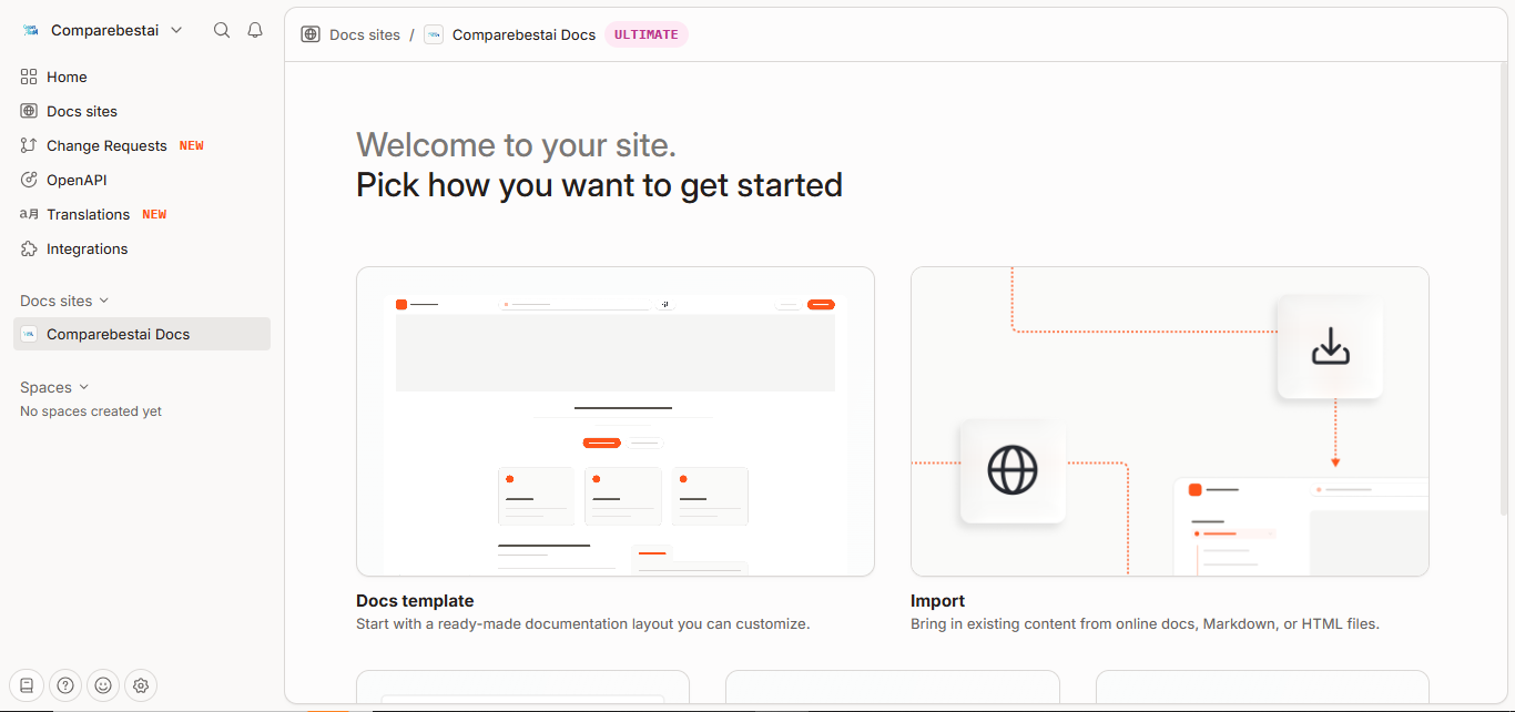 GitBook (AI) product screenshot