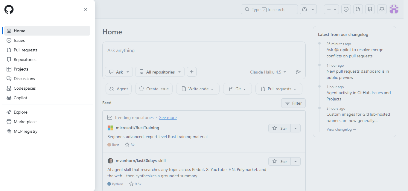 GitHub Copilot product screenshot