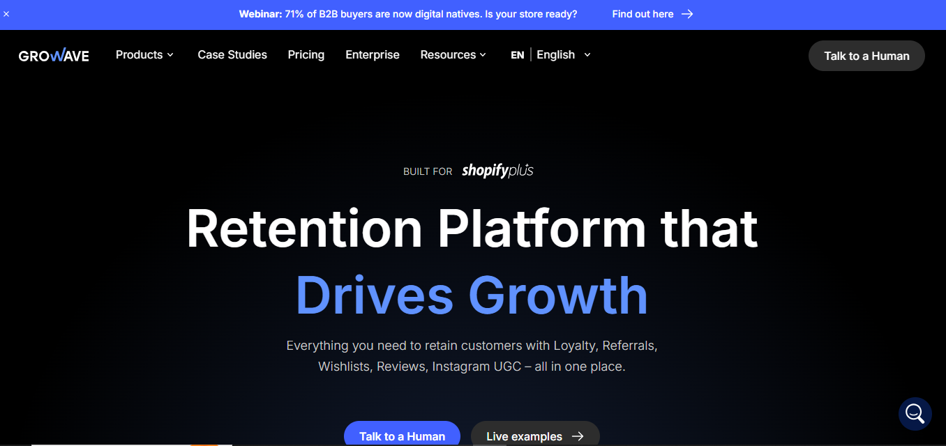 Growave (AI) product screenshot