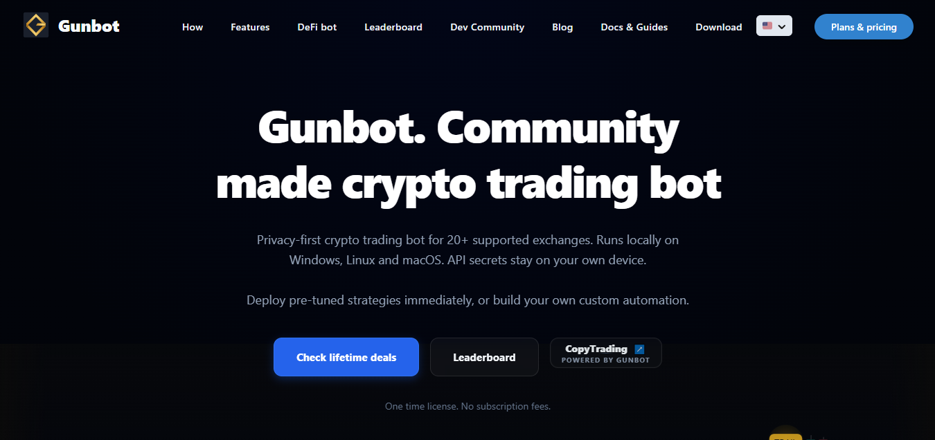 Gunbot product screenshot