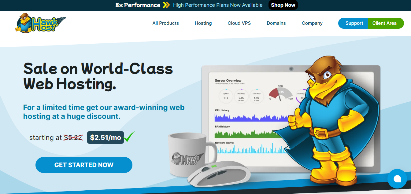 Hawk Host product screenshot