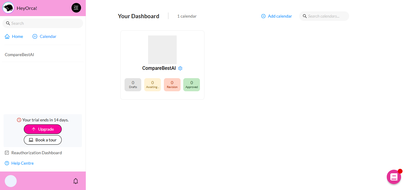 HeyOrca product screenshot