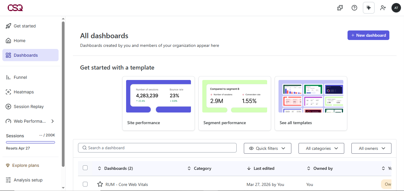 Hotjar (AI) product screenshot