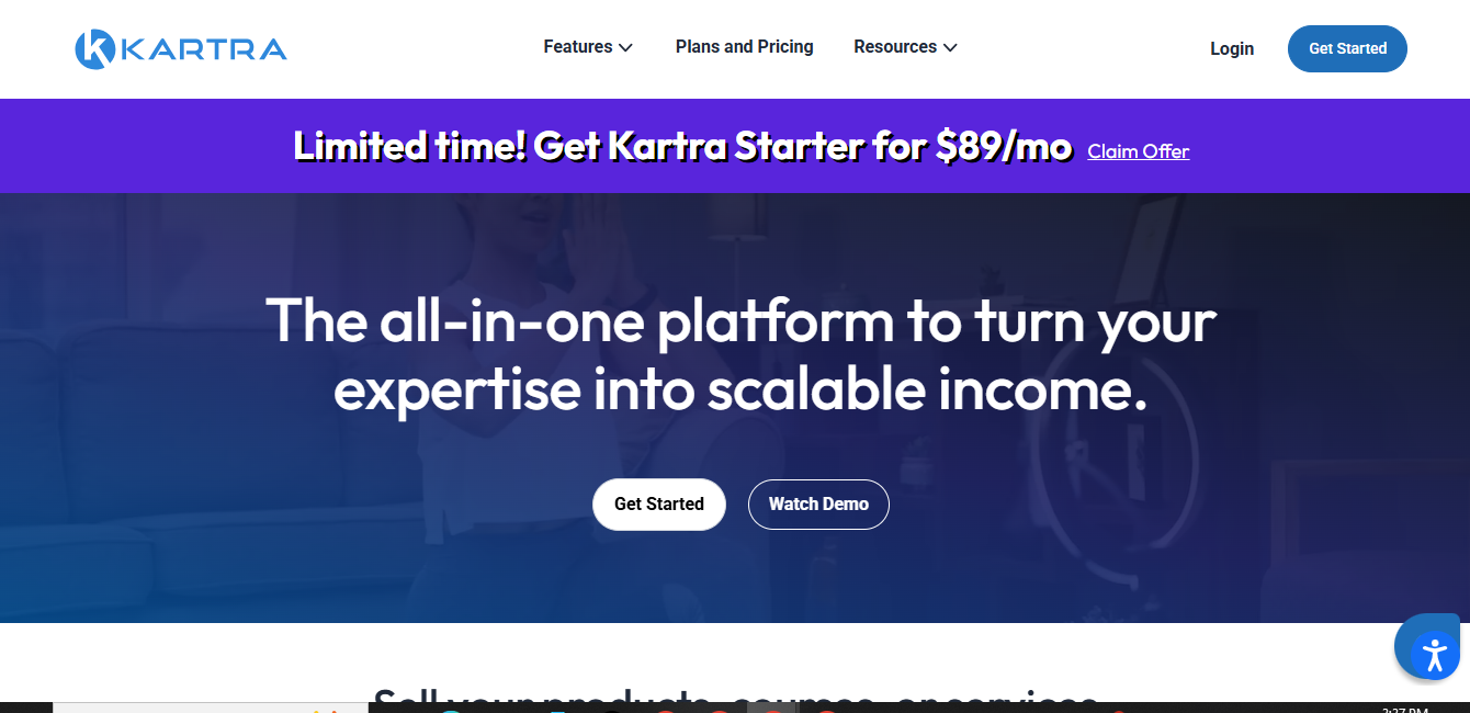 Kartra (AI) product screenshot
