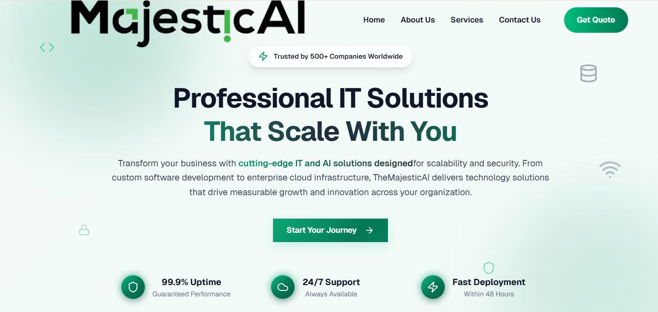 Majestic (AI) product screenshot