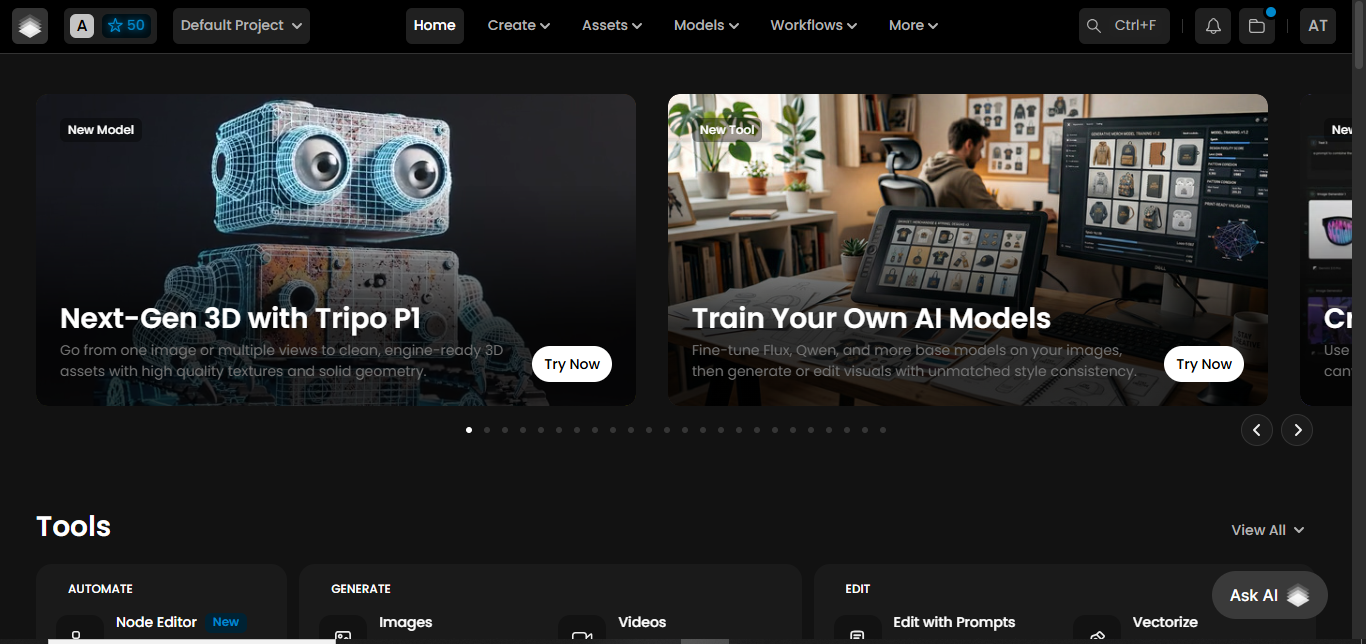 Make Scenarios+ (AI) product screenshot