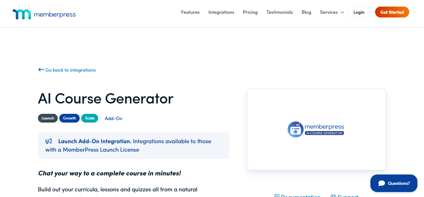 MemberPress (AI) product screenshot
