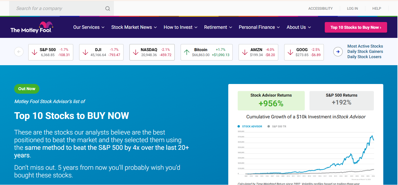 Motley Fool Rule Breakers product screenshot