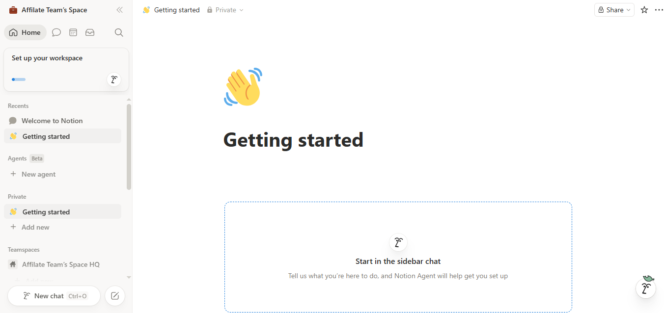 Notion AI product screenshot