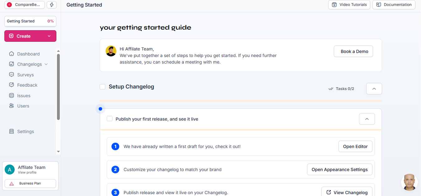 Olvy (AI) product screenshot