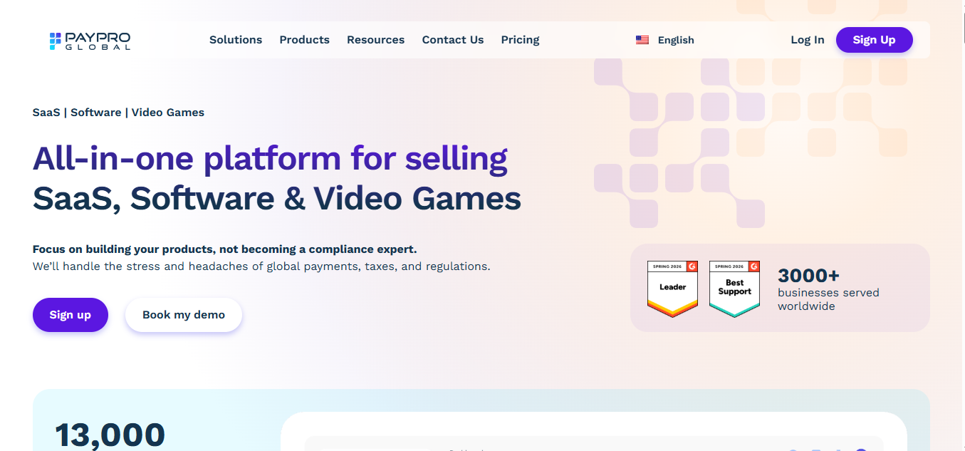 PayPro Global product screenshot