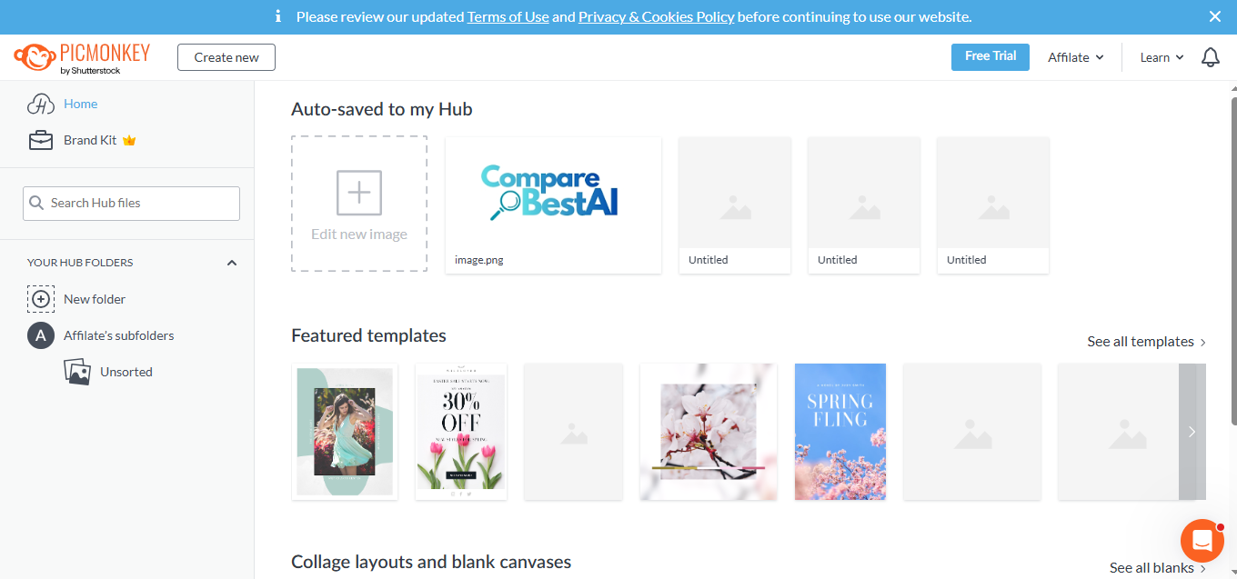 PicMonkey (AI) product screenshot