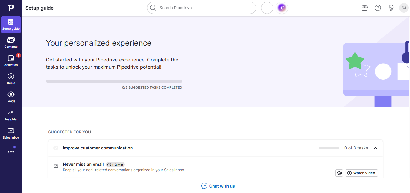Pipedrive (AI) product screenshot