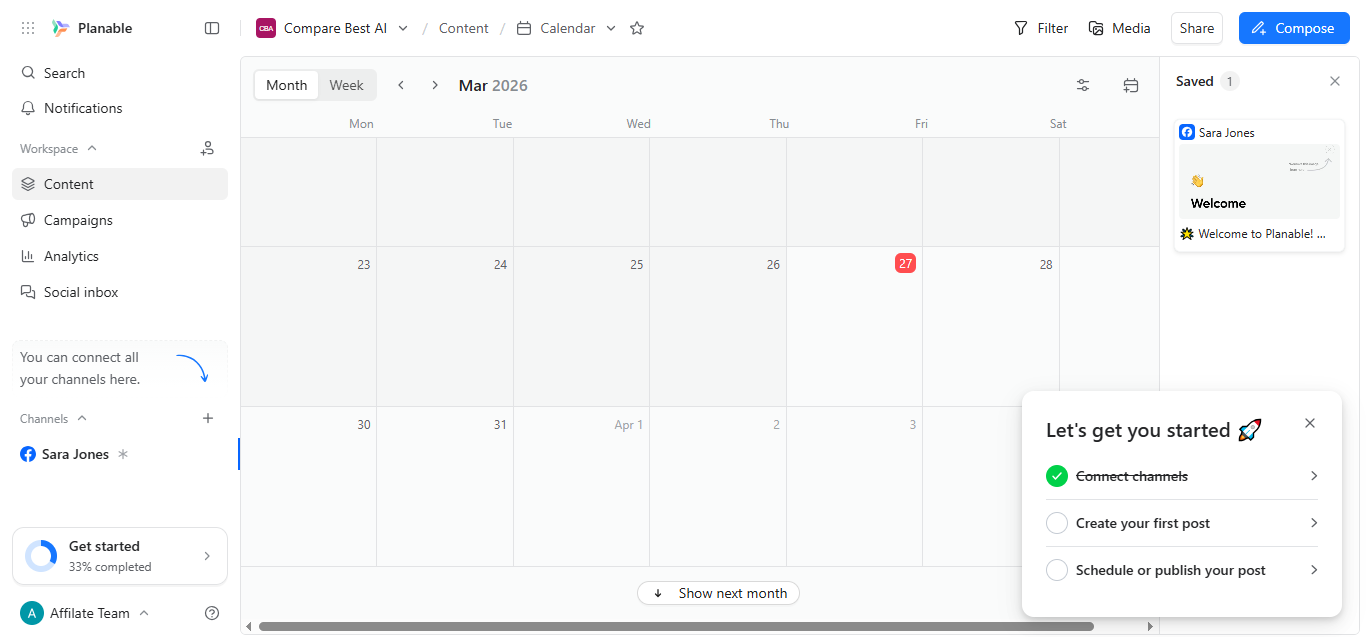Planable (AI) product screenshot
