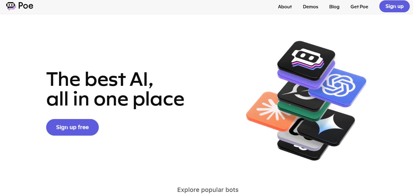 Poe product screenshot