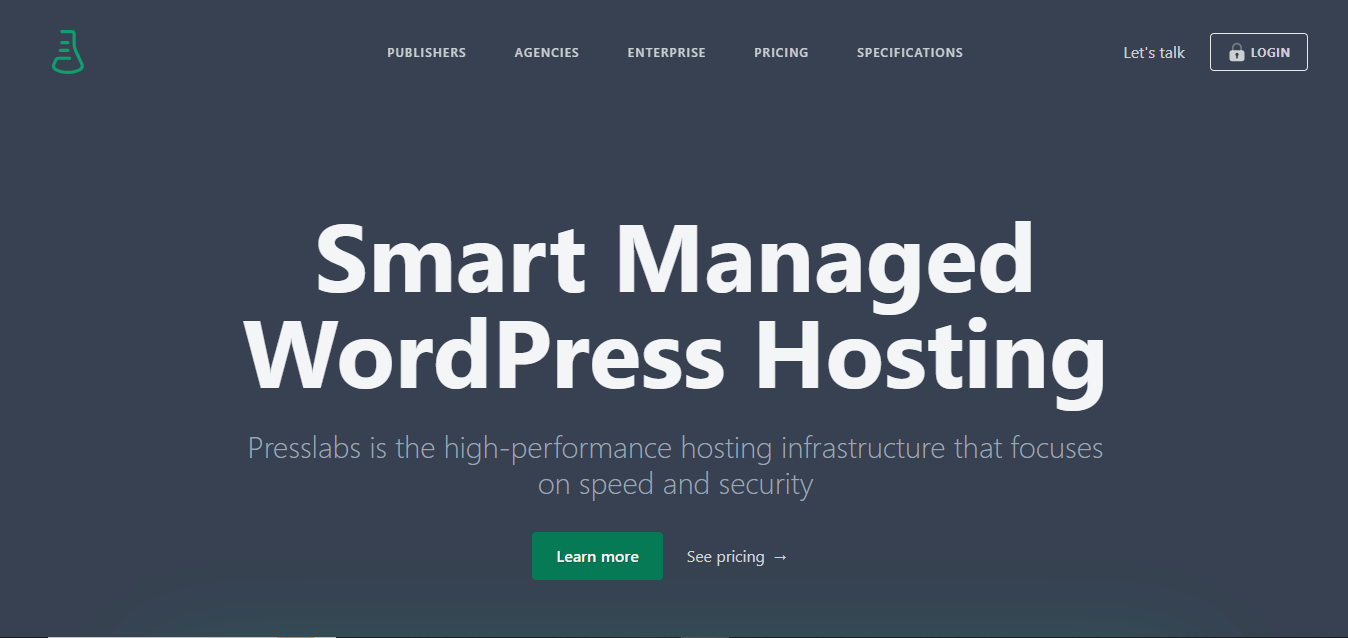 Presslabs product screenshot