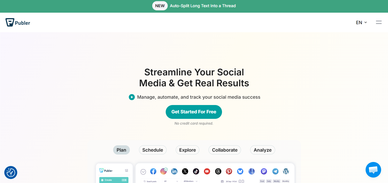 Publer (AI) product screenshot