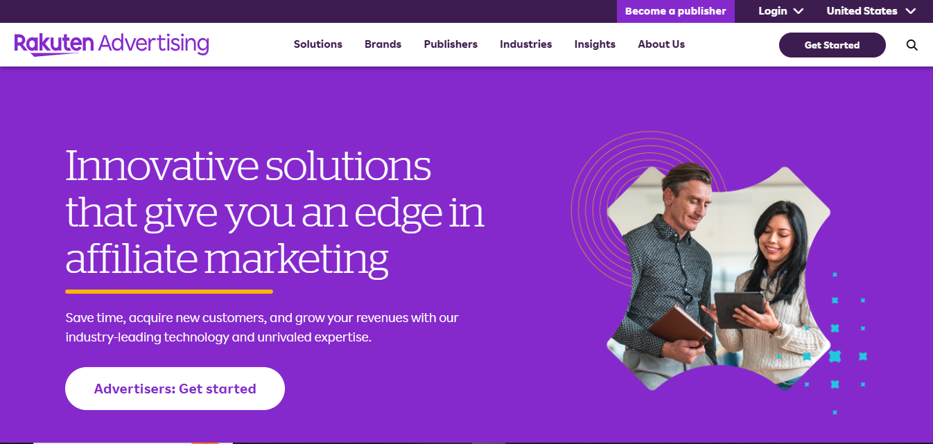 Rakuten Advertising product screenshot