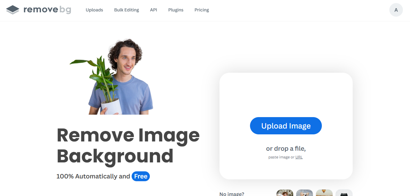 Remove.bg product screenshot