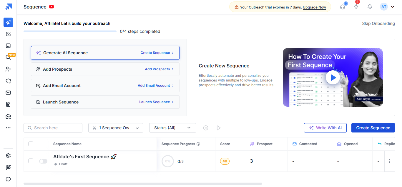 SalesHandy (AI) product screenshot