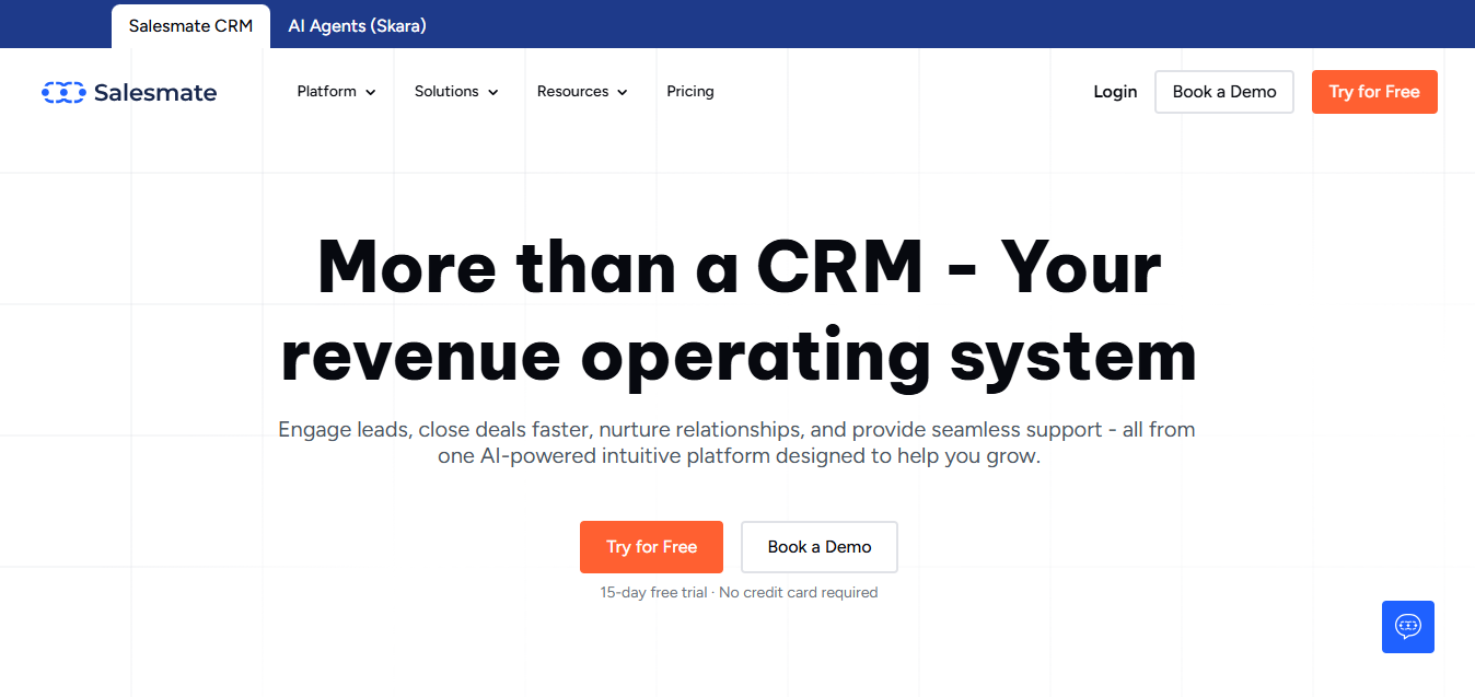 Salesmate (AI) product screenshot