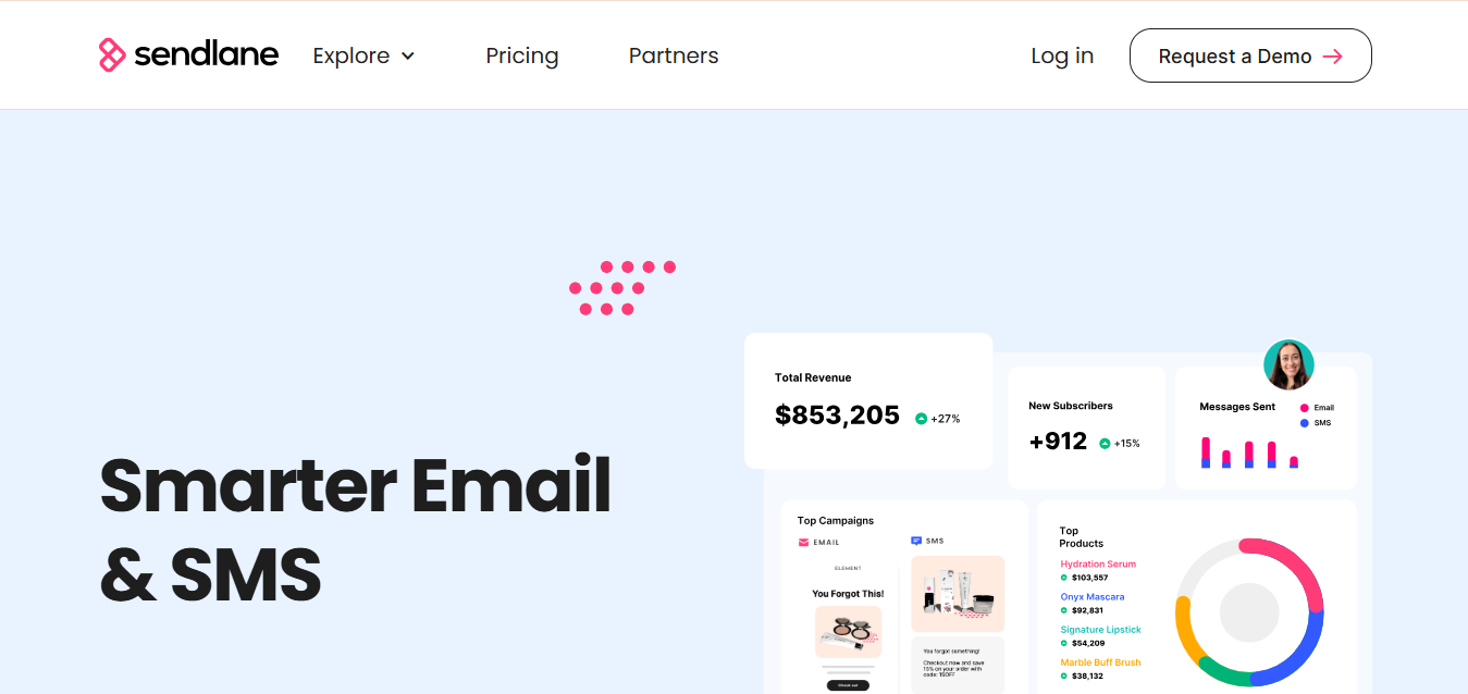 Sendlane product screenshot