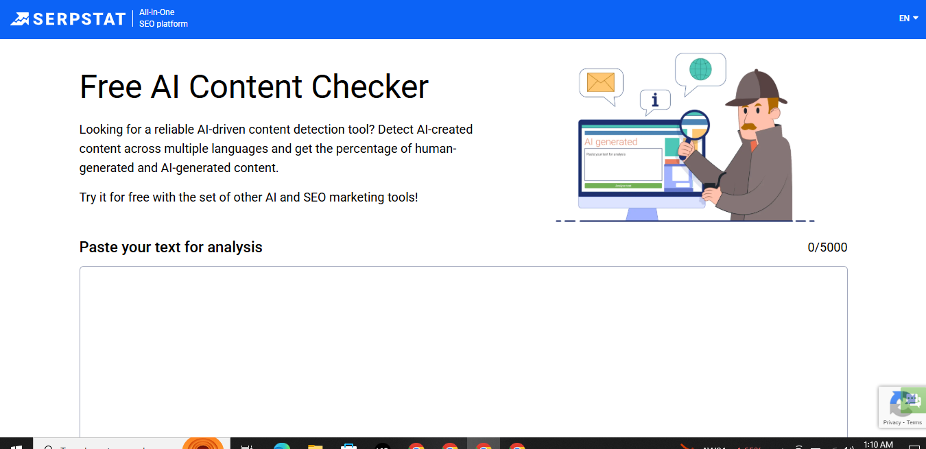 Serpstat (AI) product screenshot