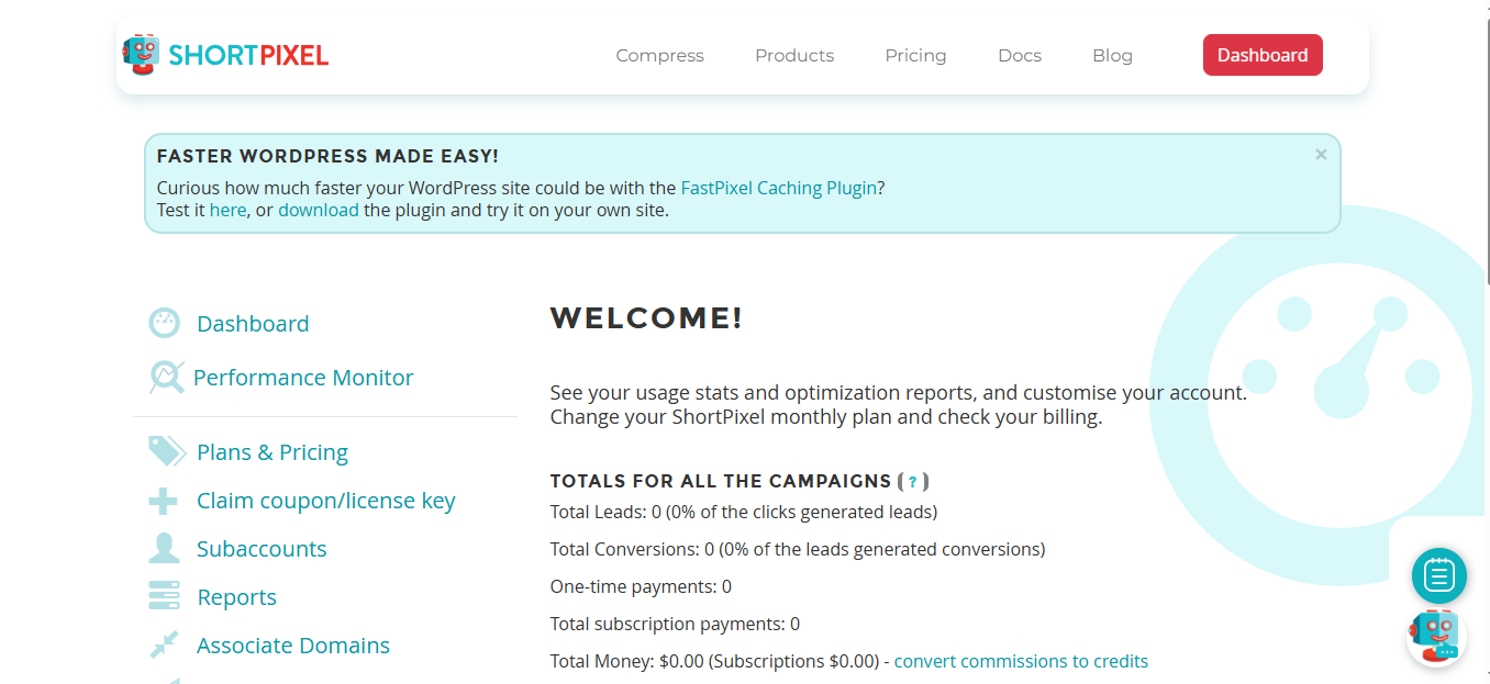 ShortPixel product screenshot