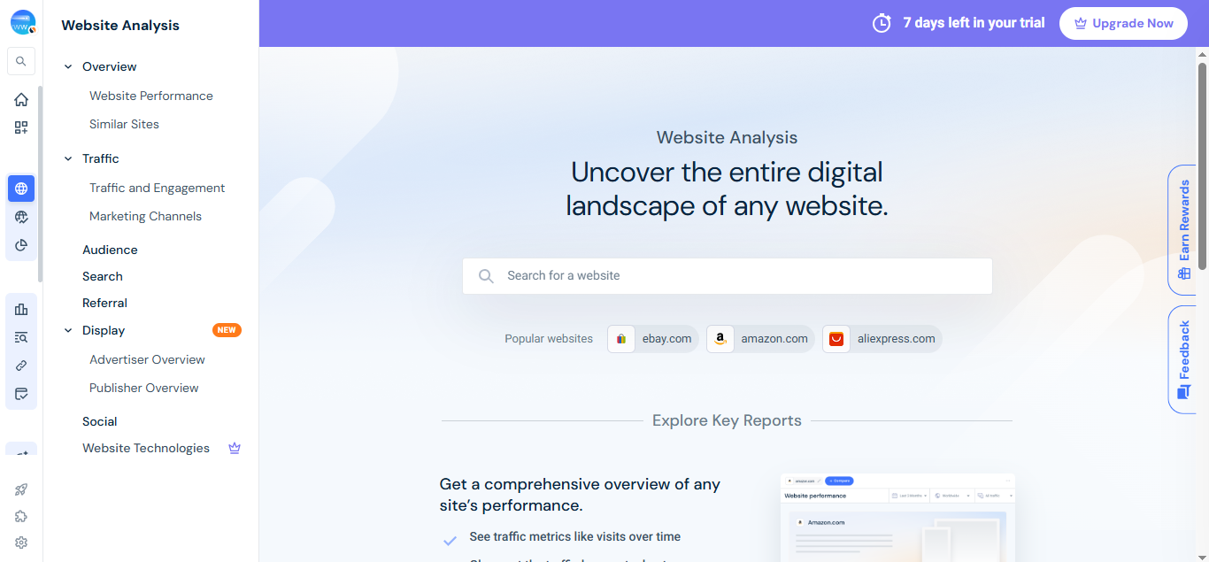 Similarweb (AI) product screenshot