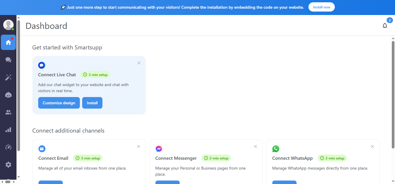 Smartsupp (AI) product screenshot