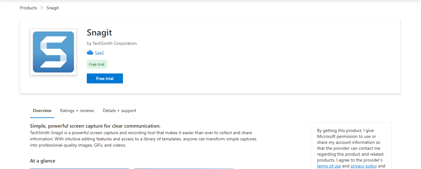 Snagit product screenshot