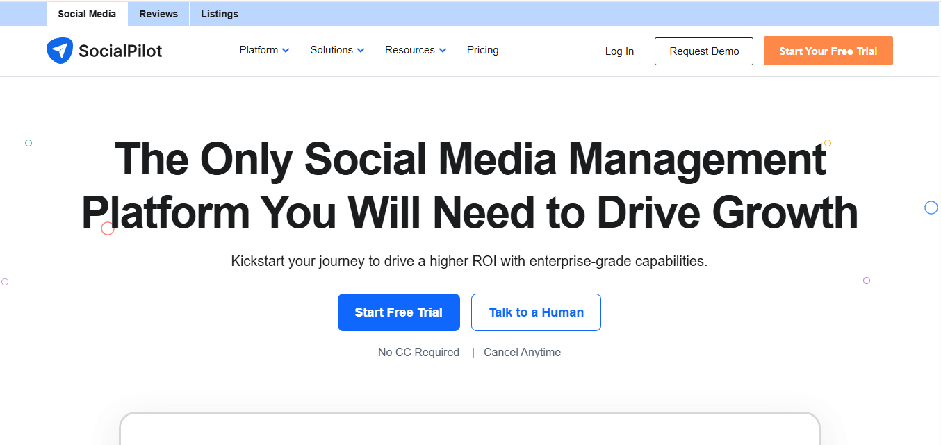 SocialPilot (AI) product screenshot