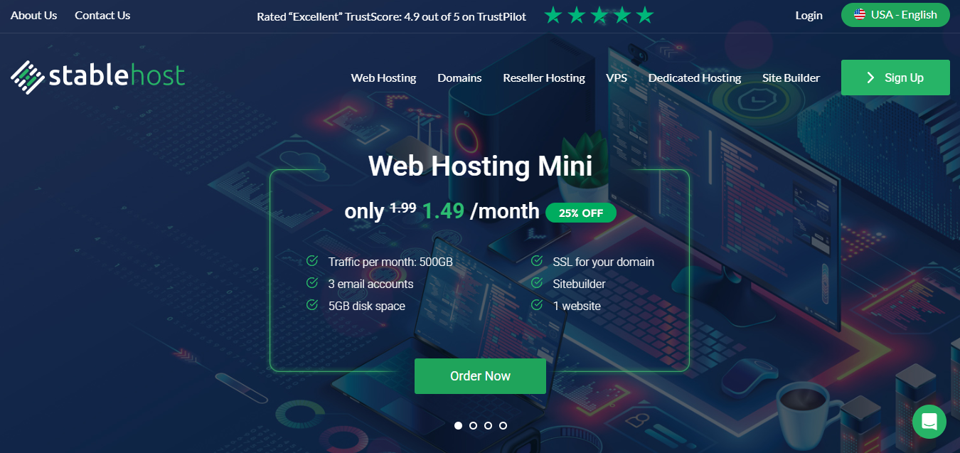 StableHost product screenshot