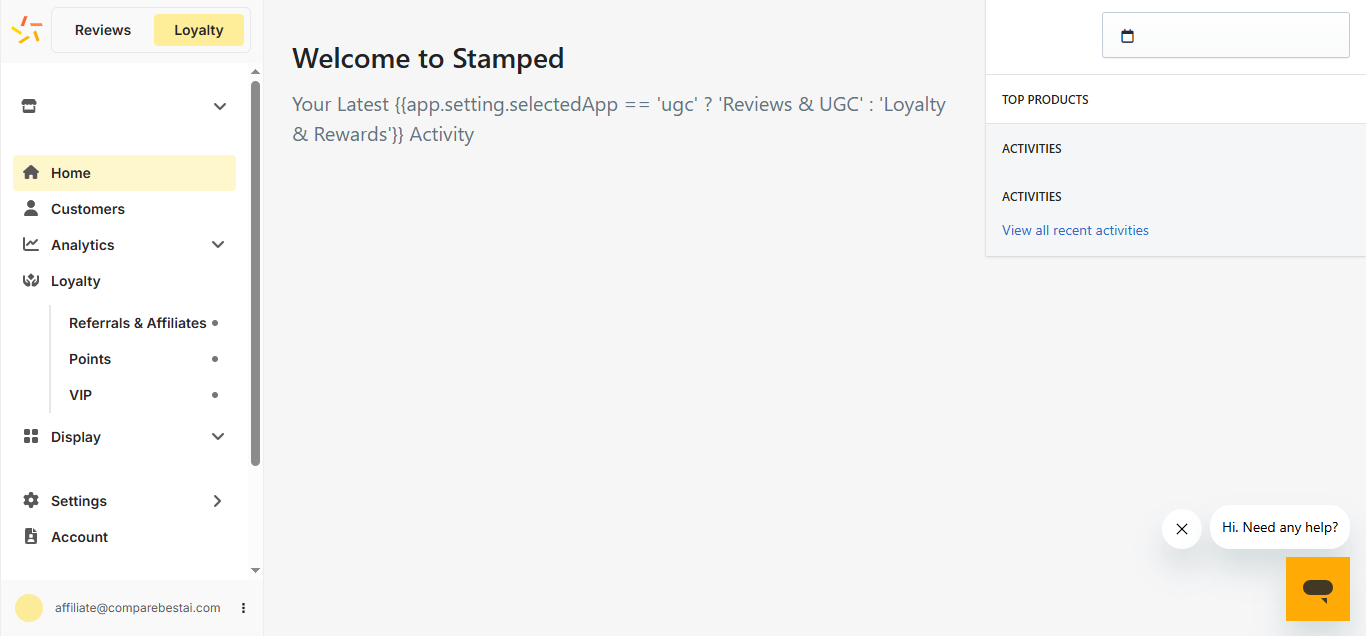 Stamped.io (AI) product screenshot