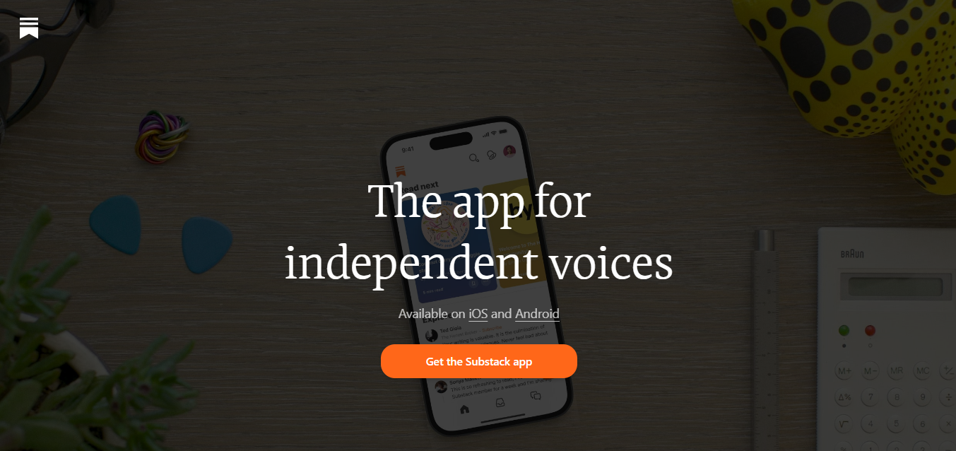 Substack product screenshot