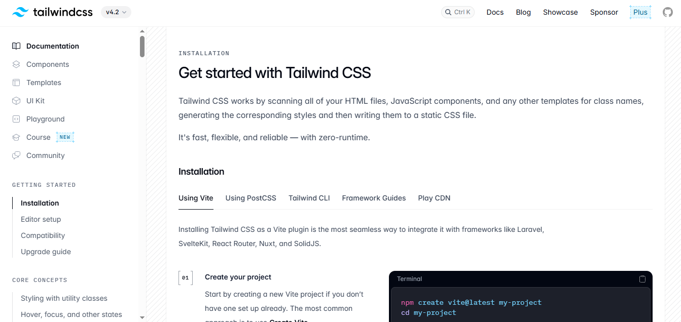 Tailwind (AI) product screenshot