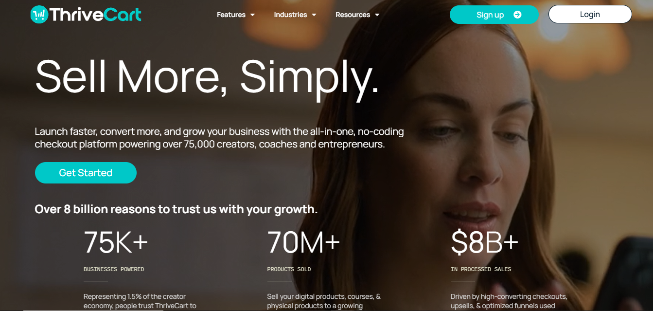 ThriveCart (AI) product screenshot